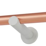 Κουρτινόβεργα Zogometal A4110  Single  – Double Tube σε χρώμα χαλκός/ματ μαύρο- λευκό .