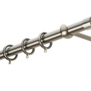 Κουρτινόβεργα Zogometal E4142 Single Tube- Double Rail σε χρώμα νίκελ ματ / χρυσό ματ / μπρονζέ .