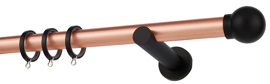 Κουρτινόβεργα Zogometal CP4144 Single Tube – Double Rail.