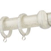Κουρτινόβεργα Zogometal R0058 Single Tube – Double Rail σε χρώμα πατίνα.