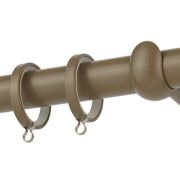 Κουρτινόβεργα Zogometal CP0058 Single Tube –  Double Rail σε χρώμα ice white/off black/olive brown/ivory