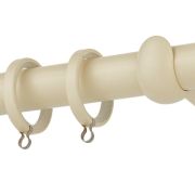 Κουρτινόβεργα Zogometal CP0058 Single Tube –  Double Rail σε χρώμα ice white/off black/olive brown/ivory
