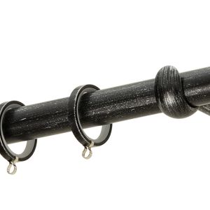 Κουρτινόβεργα Zogometal R0447 Single Tube –  Double Rail σε χρώμα πατίνα.