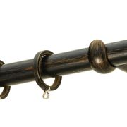 Κουρτινόβεργα Zogometal R0454 Single Tube – Double Rail σε χρώμα  πατίνα .