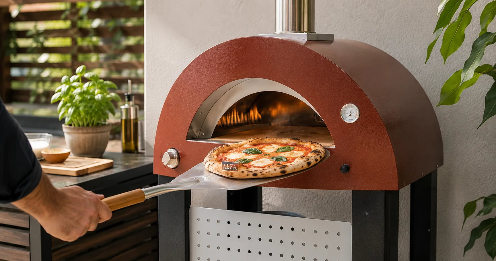 Φούρνος Ξύλου Alfa Moderno 2 Pizze Antique Red: Ψήστε Αλλιώς