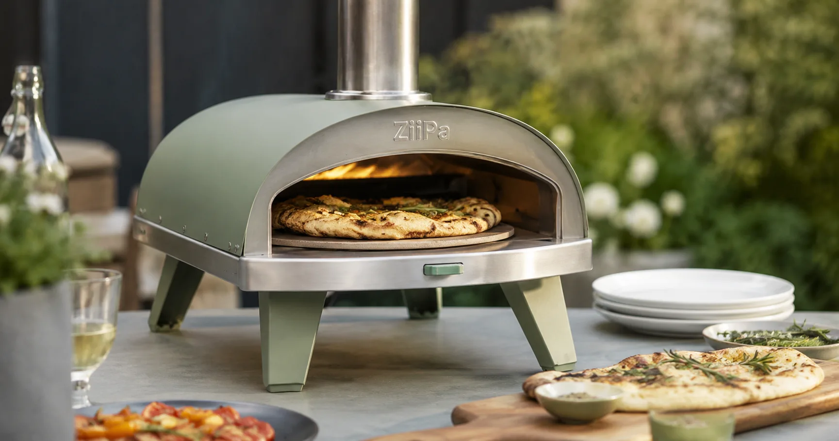 Flatbreads και γρήγορα ορεκτικά στον ZiiPa Piana Eucalyptus Pellet