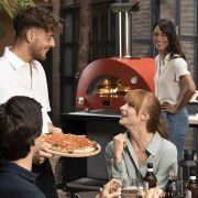 Ξυλόφουρνος Alfa Moderno 3 Pizze Antique Red – FXMD-3P-LROA