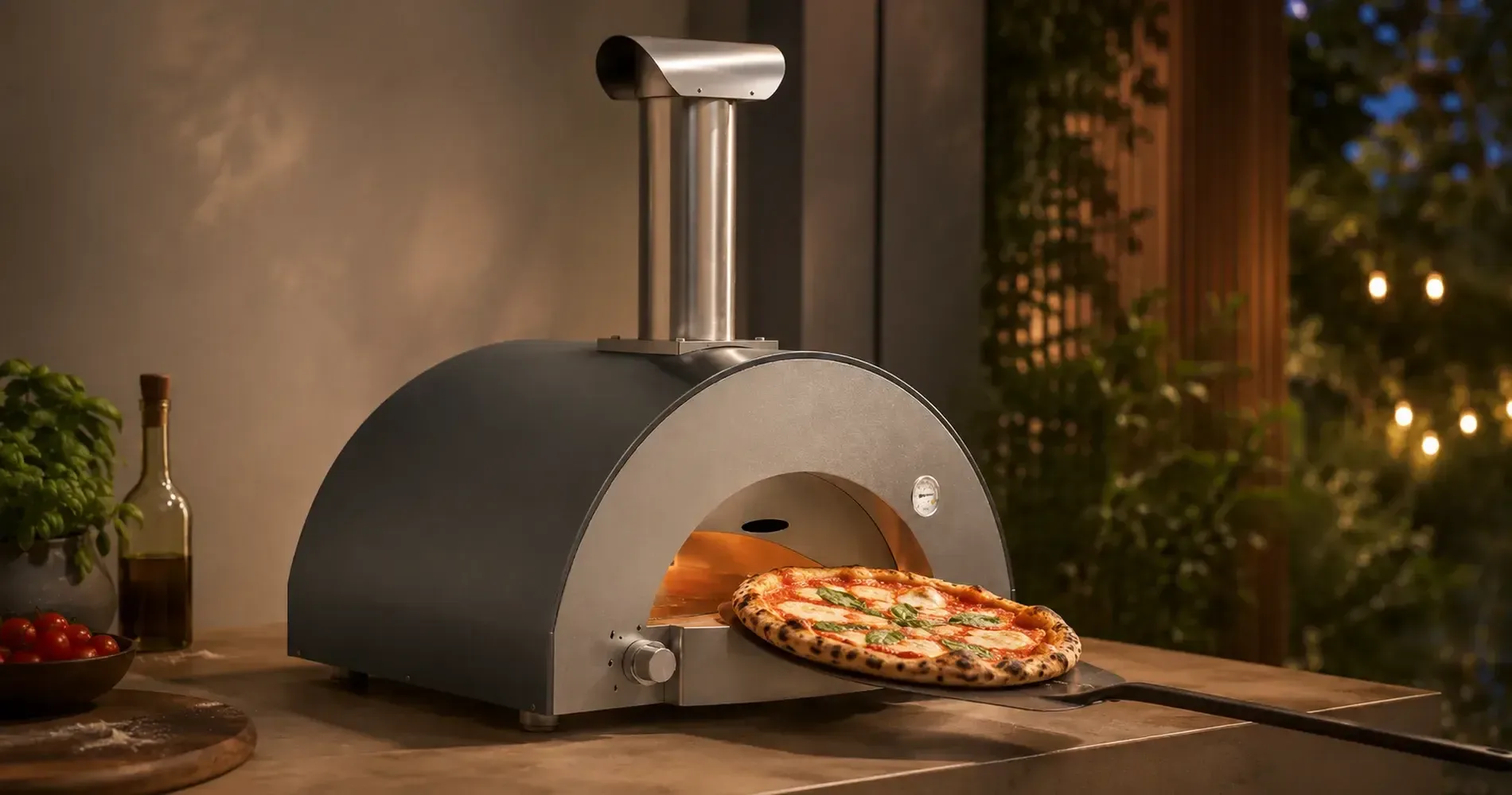 Φούρνος Φυσικού Αερίου Alfa Classico 2 Pizze Ardesia Grey: Ψήστε Αλλιώς