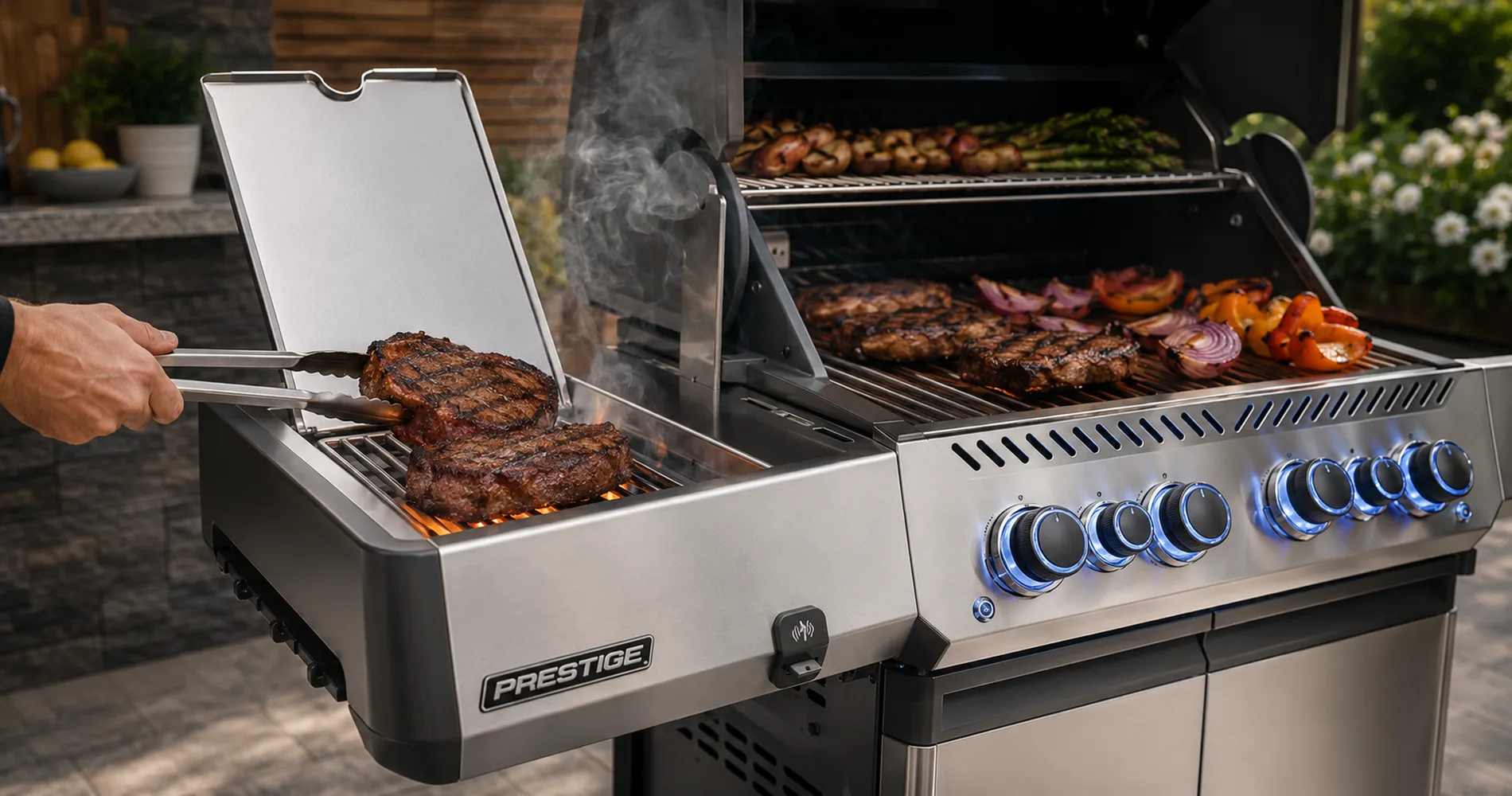 Ψησταριά Υγραερίου Napoleon Prestige 500 RSIB Stainless Steel: Ψήστε Αλλιώς